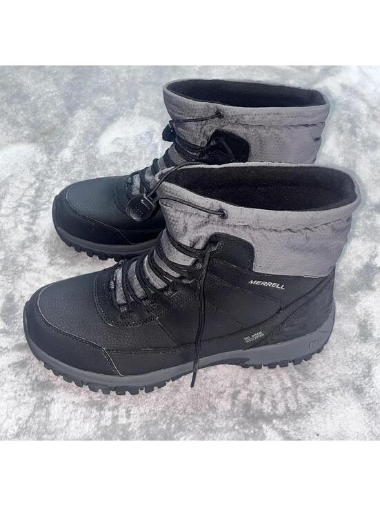 Merrell Other - Merrell Winter Snow Boots Men 10.5 Black 200 Gram Insulated Performance Footware